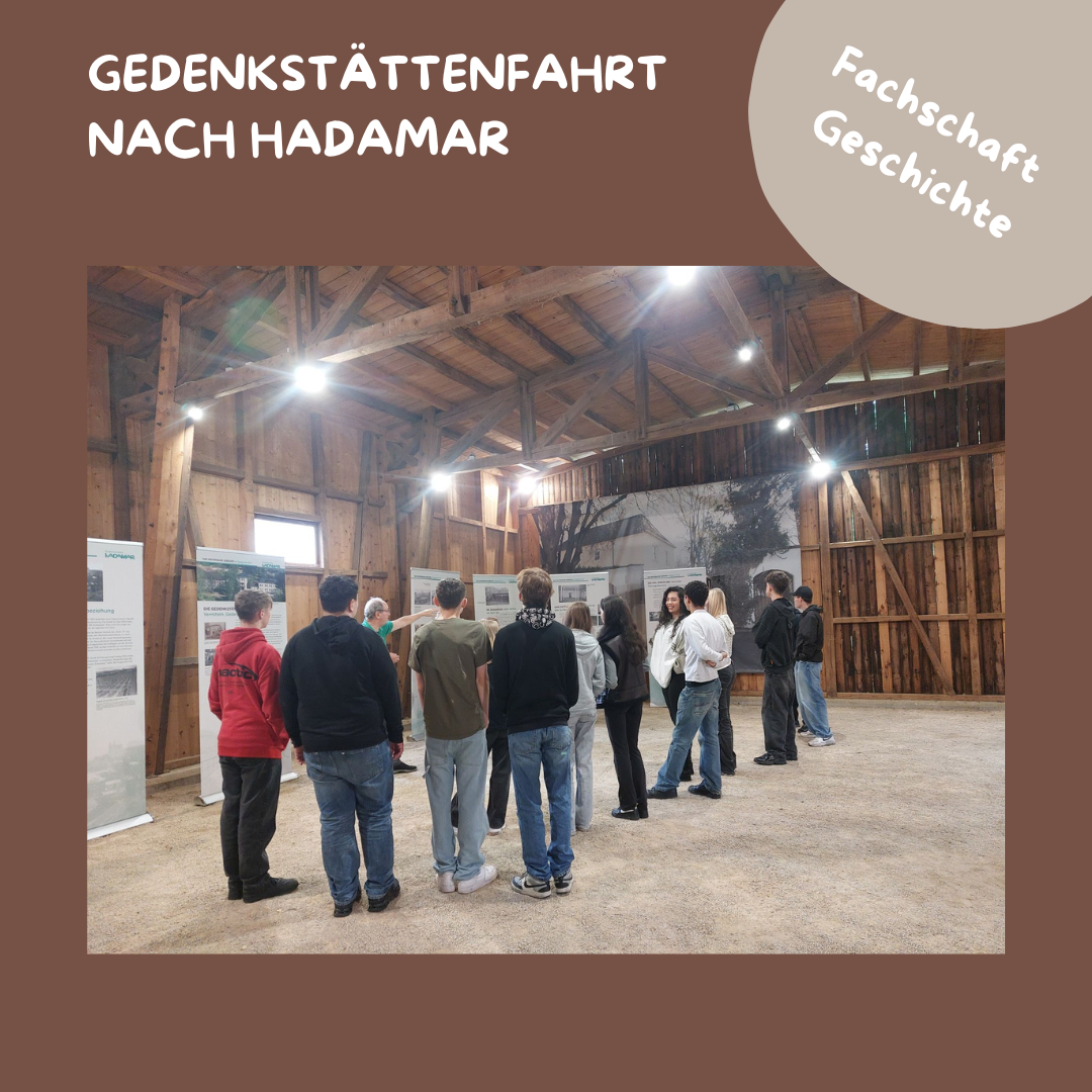 Gedenkstättenfahrt der 9. Klassen nach Hadamar im Juli 2025 